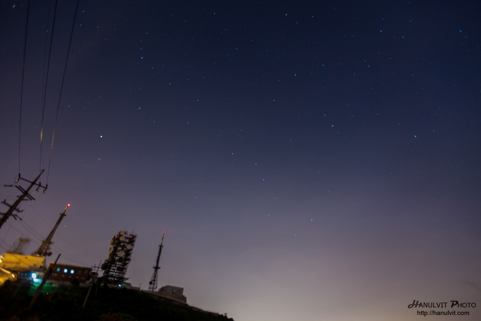타임랩스-불모산 별궤적..