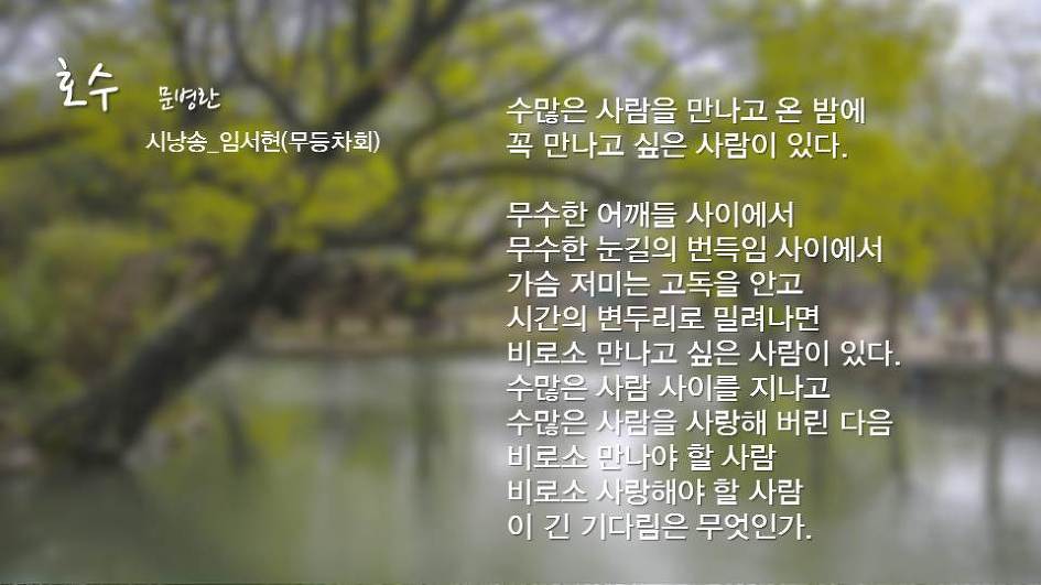 '차꽃, 바람에 머물다' 출판행사 PPT