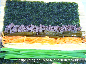 어른들을 위한 땡초장아찌를 품은 김밥!!~~*^^*