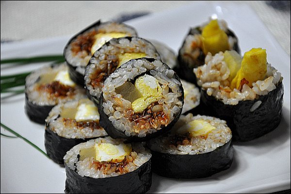 간단멸치김밥-찬밥으로만든 한끼식사