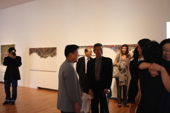 “작가 재조명-신성희, 한순자”展  오프닝날