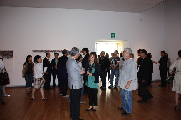“작가 재조명-신성희, 한순자”展  오프닝날
