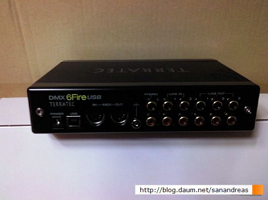 사운드 카드 : TERRATEC - DMX6Fire USB