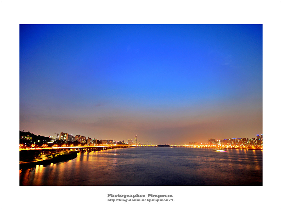 2010-06-10(동작대교 위에서) - 서울 낮에서 밤으로 흐르는 시간