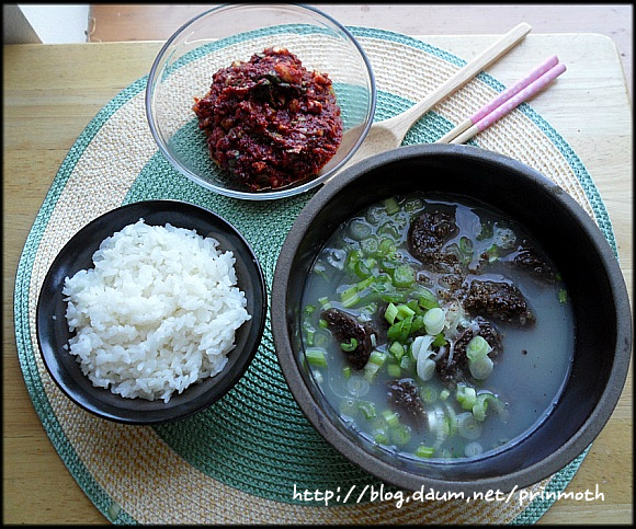 사골국 하나면 순대국도 뚝딱 만들어요~~