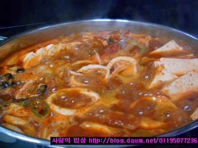 오징어버섯찌개