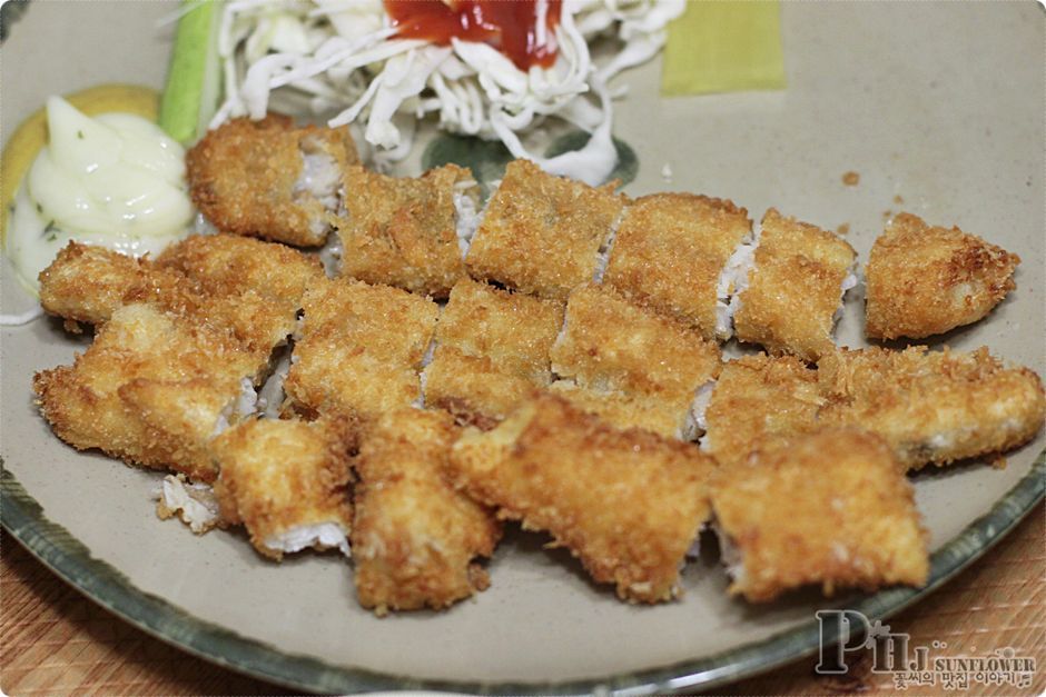 강남맛집-이렇게 두꺼운 돈가스는 처음이야.맛까지 좋은-한성돈가스