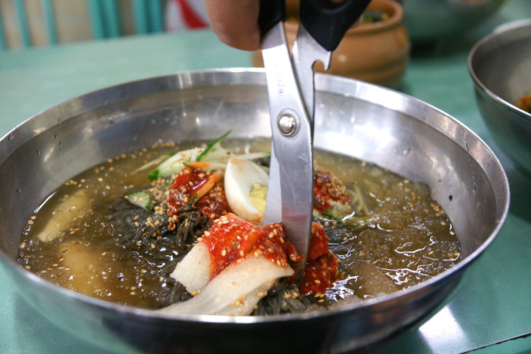 세숫대야냉면 이미지