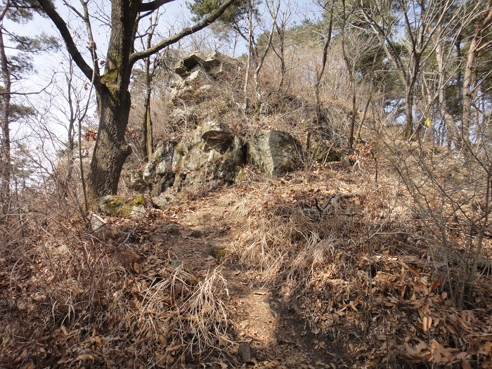 낙화산 정상 이미지
