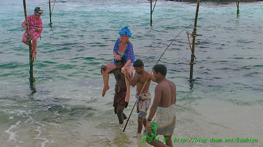 Stilt fishing(스리랑카)-한강의 꽃