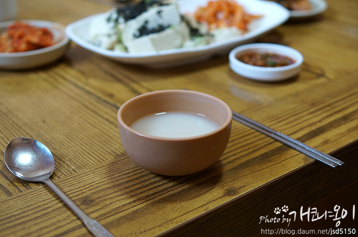 [울진덕구온천맛집] 두툼한 파전과 모두부 ~ 옹심이칼국수