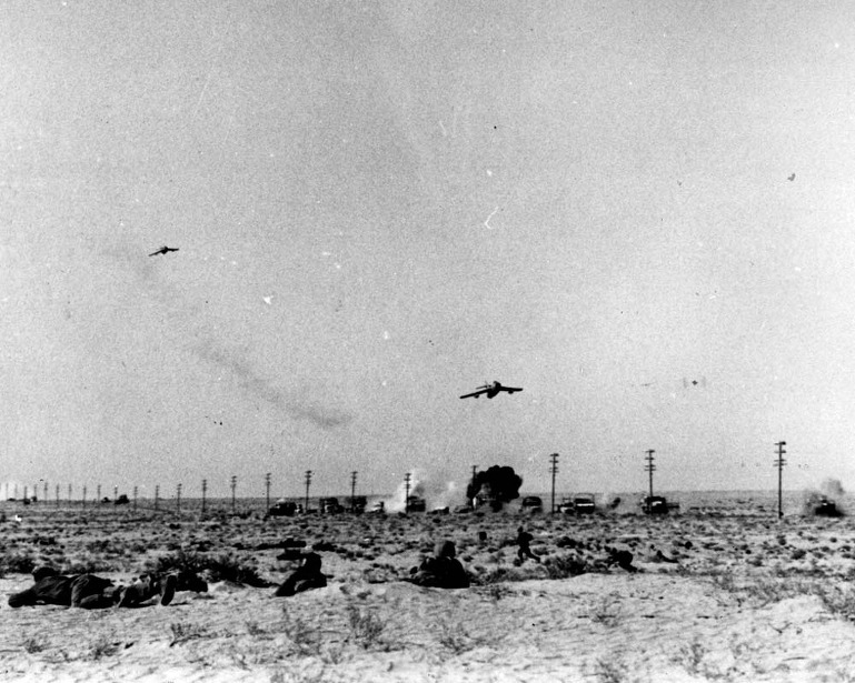 6일 전쟁 당시 이스라엘 공군의 보뚜르2N 전폭기- Six days War during Israeli Air Force Vautour2N Fighter-bomber