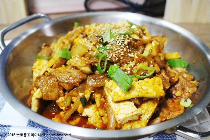[돼지고기두부볶음] 맛있는 돼지고기 두부 볶음 | 인스티즈