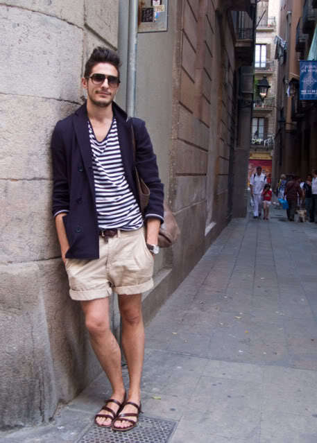 mens sandals outfit