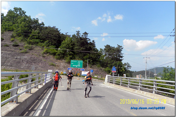 수도지맥7구간(기미재 - 솜등산 - 성산 - 황강합수점)