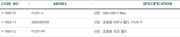 팬필터유닛(퓨어스페이스 01)      FAN FILTER UNIT(FFU)
