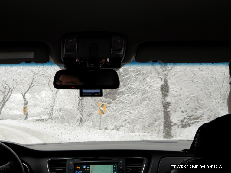 가족여행에서 첫눈을 만나다.