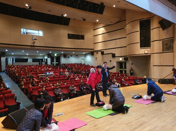 소사 노인복지관 어르신 화재안전 및 응급처치 강의