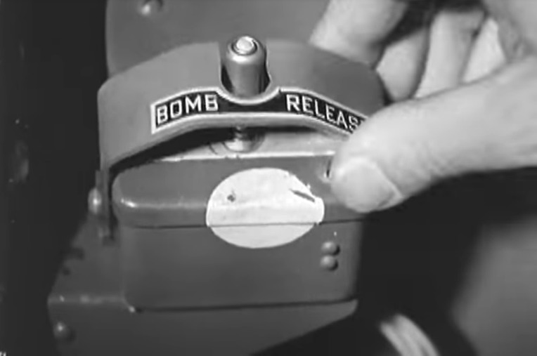 미국 육군 항공대 B-17 폭격기의 폭탄 투하 레버- USAAF B-17 Bomber Bomb release Leber