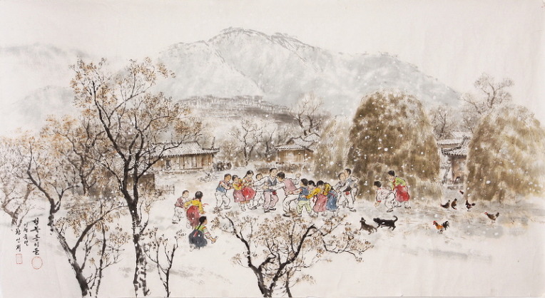 정겨운 민속화